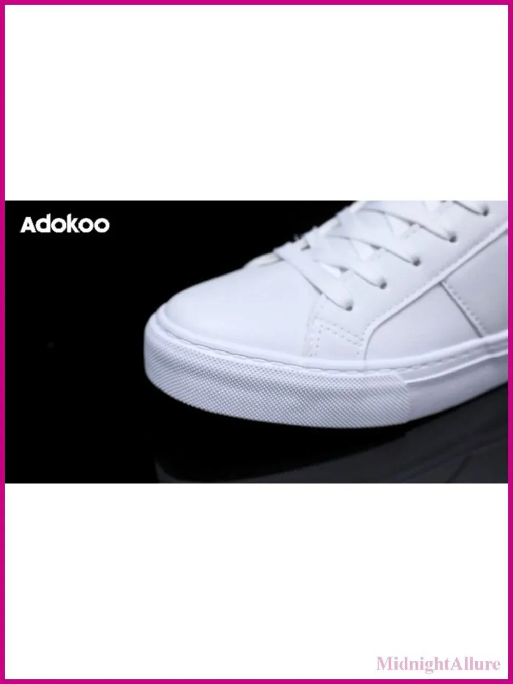 Women's Fashion Sneakers PU Leather Low Top Lace Up Casual Tennis Shoes